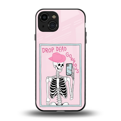 Drop Dead Gorgeous back phone cover | glass case for iphone 15