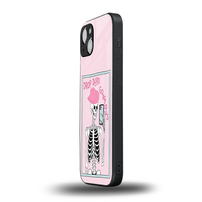 Drop Dead Gorgeous iphone 15 mobile cover | shockproof glass phone case