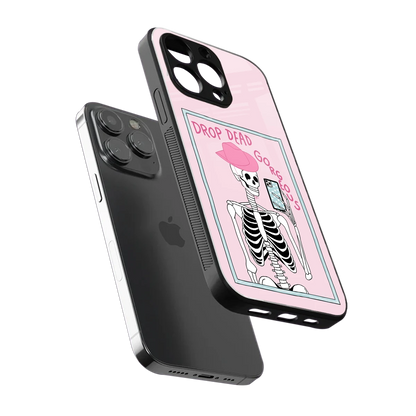 Drop Dead Gorgeous sleek iphone 15 pro cover with tempered glass back and TPU edges