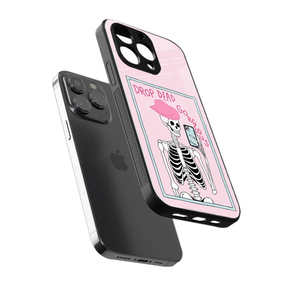 Drop Dead Gorgeous sleek iphone 16 pro max cover with tempered glass back and TPU edges