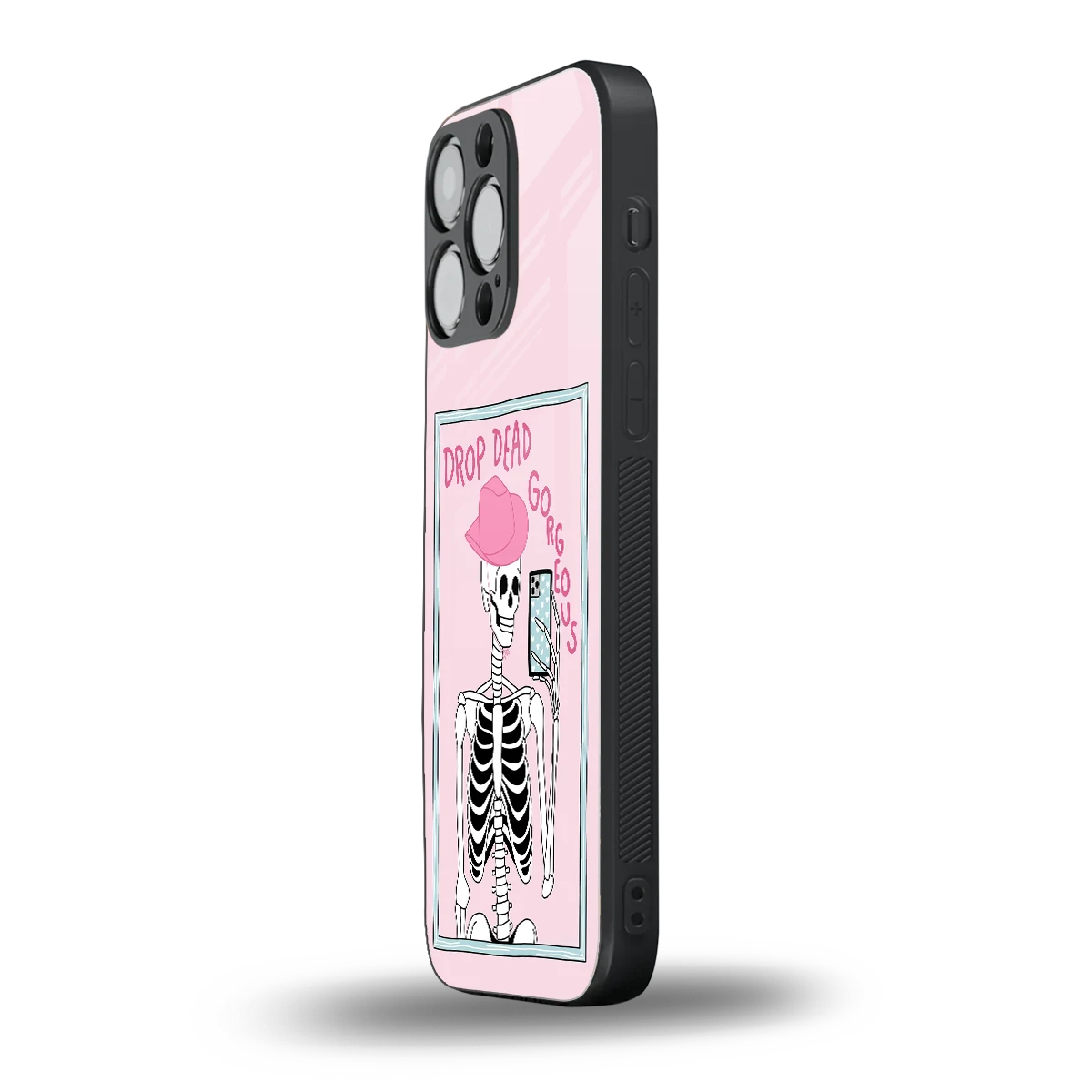 Drop Dead Gorgeous iphone 16 pro max mobile cover | shockproof glass phone case