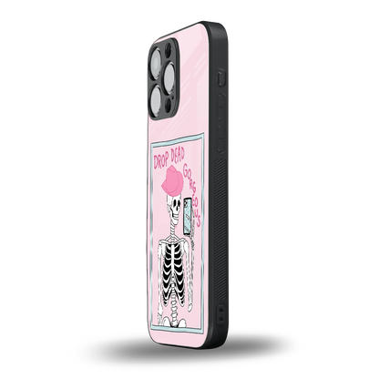 Drop Dead Gorgeous iphone 16 pro max mobile cover | shockproof glass phone case