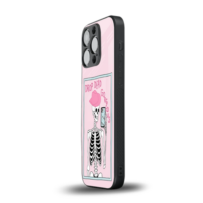 Drop Dead Gorgeous iphone 16 pro mobile cover | shockproof glass phone case