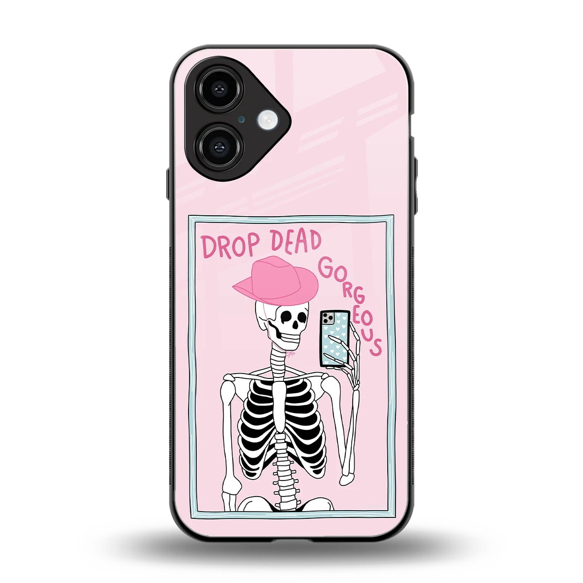 Drop Dead Gorgeous back phone cover | glass case for iphone 16