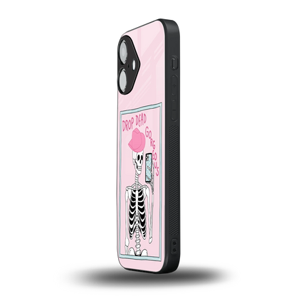 Drop Dead Gorgeous iPhone 16 mobile cover | shockproof glass phone case