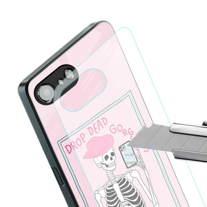 Drop Dead Gorgeous stylish phone case for iphone 16e | glossy glass and slim fit