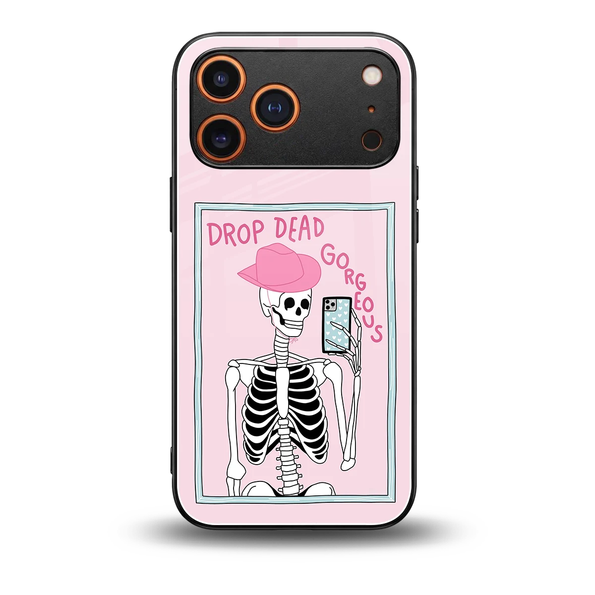 Drop Dead Gorgeous back phone cover | glass case for iphone 17 pro