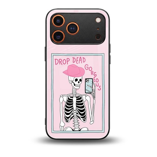 Drop Dead Gorgeous back phone cover | glass case for iphone 17 pro