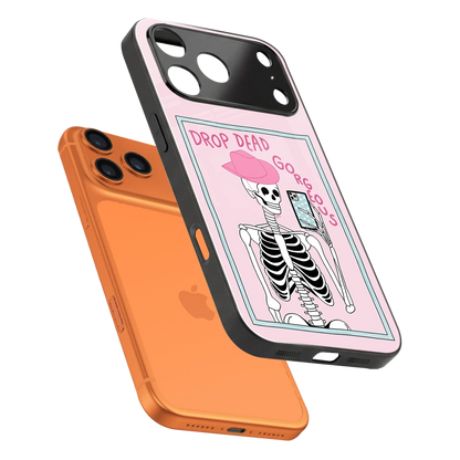 Drop Dead Gorgeous sleek iphone 17 pro max cover with tempered glass back and TPU edges