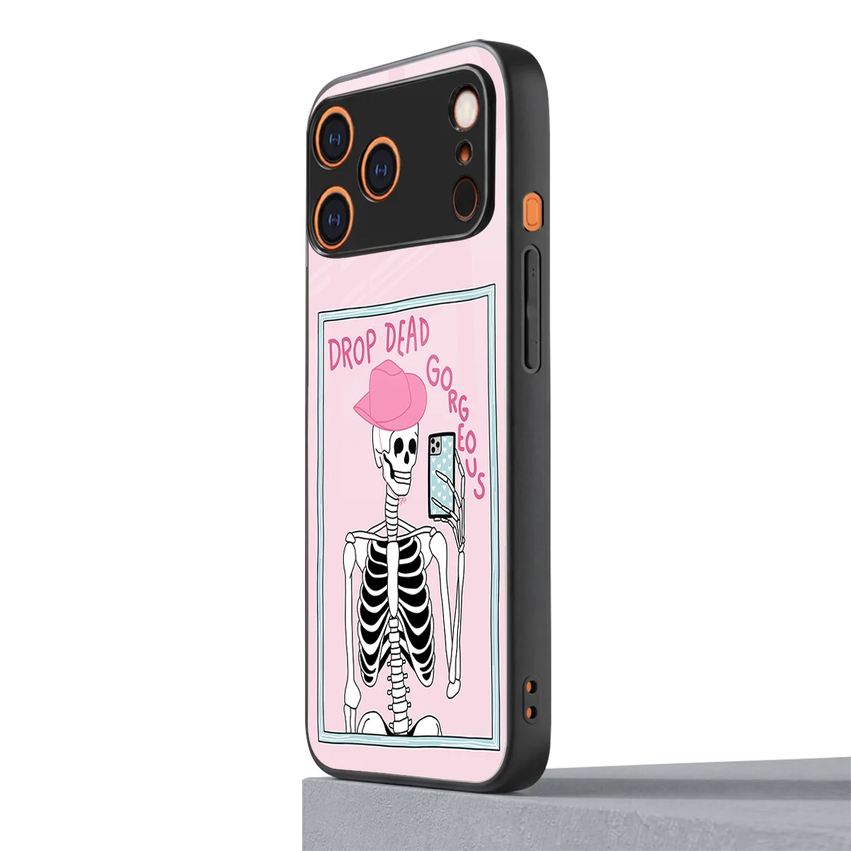 Drop Dead Gorgeous iphone 17 pro mobile cover | shockproof glass phone case