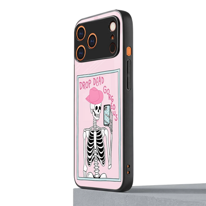 Drop Dead Gorgeous iphone 17 pro max mobile cover | shockproof glass phone case