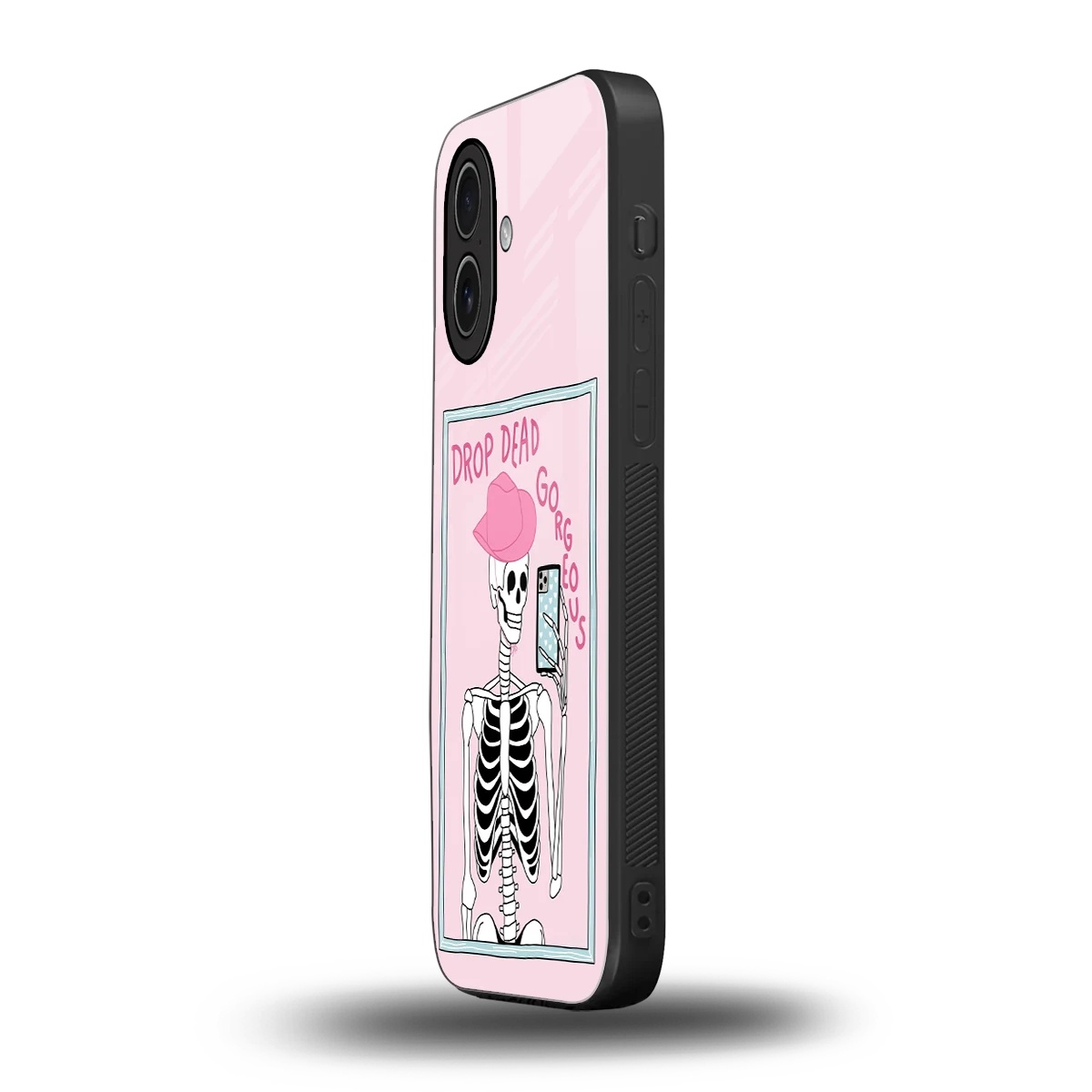 Drop Dead Gorgeous iphone 17 mobile cover | shockproof glass phone case