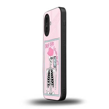 Drop Dead Gorgeous iphone 17 mobile cover | shockproof glass phone case