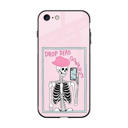 Drop Dead Gorgeous back phone cover | glass case for iphone se 2020