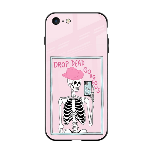 Drop Dead Gorgeous back phone cover | glass case for iphone 8