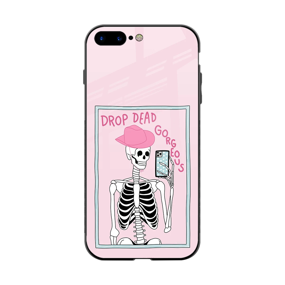 Drop Dead Gorgeous back phone cover | glass case for iphone 8 plus