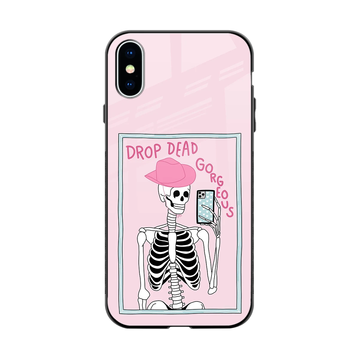 Drop Dead Gorgeous back phone cover | glass case for iphone x