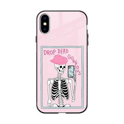 Drop Dead Gorgeous back phone cover | glass case for iphone x