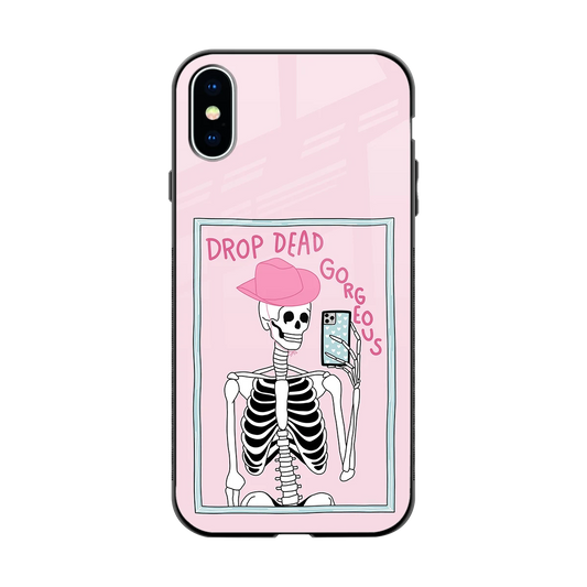 Drop Dead Gorgeous back phone cover | glass case for iphone x