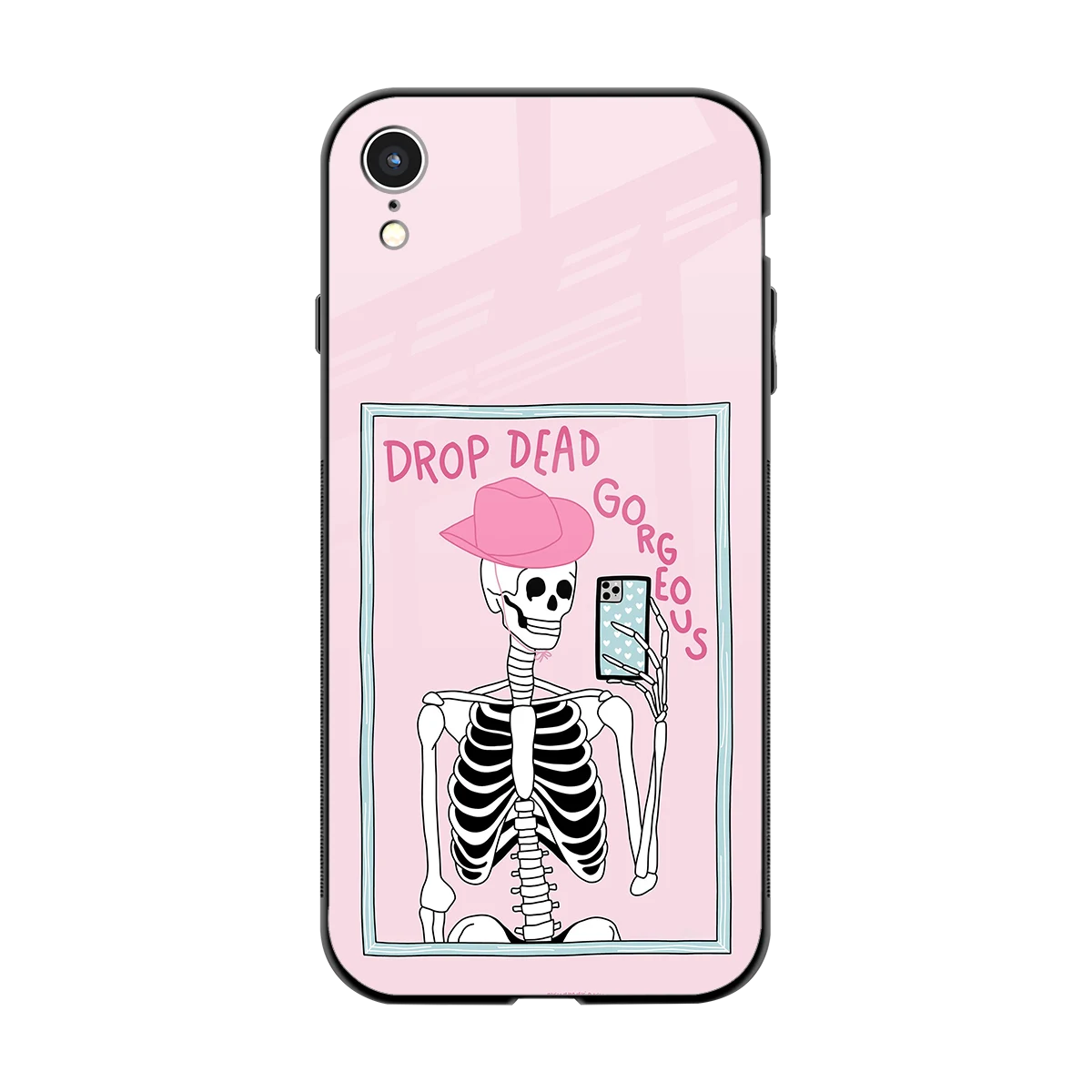 Drop Dead Gorgeous back phone cover | glass case for iphone xr