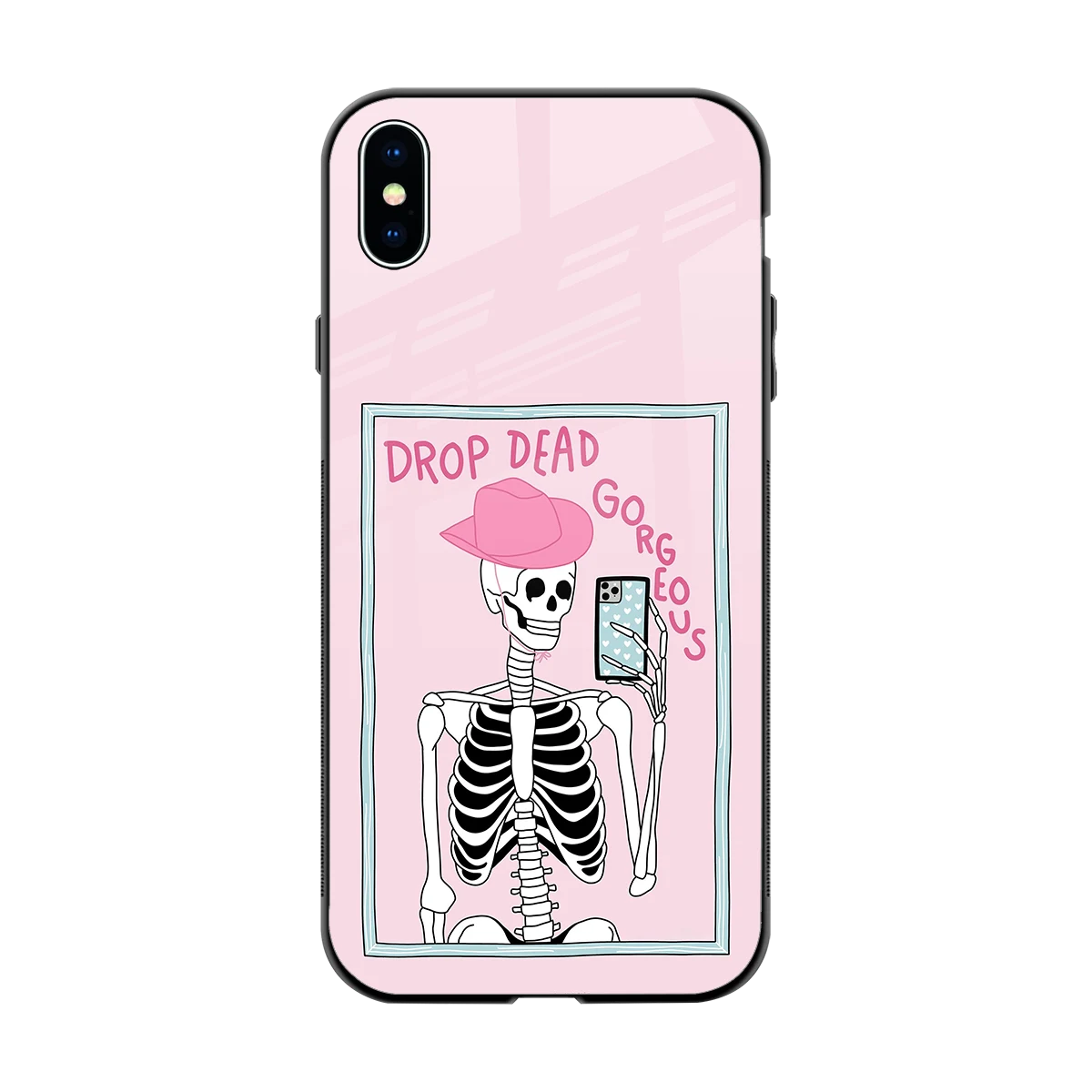 Drop Dead Gorgeous back phone cover | glass case for iphone xs max