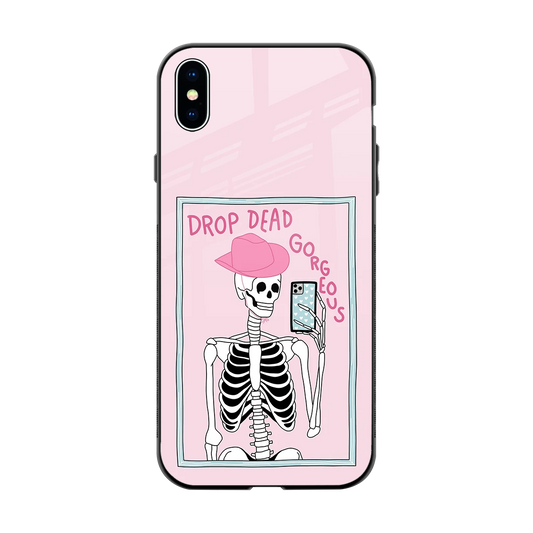 Drop Dead Gorgeous back phone cover | glass case for iphone xs max