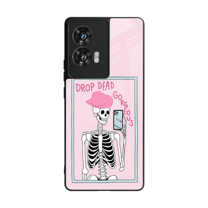 Drop Dead Gorgeous back phone cover | glass case for motorola edge 50 fusion