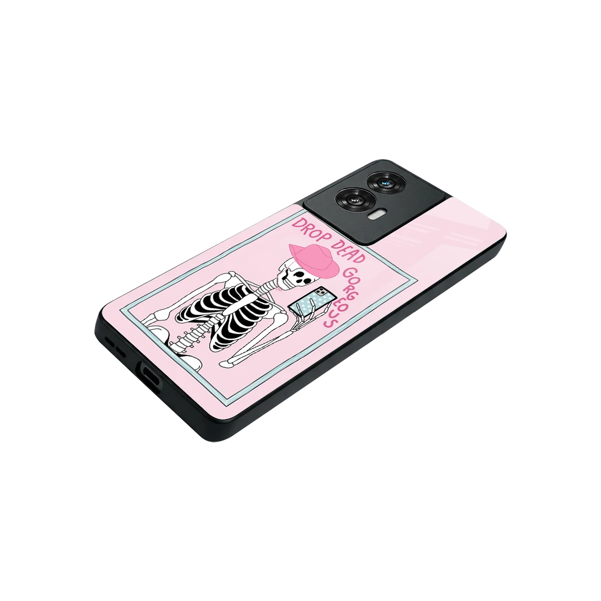 Drop Dead Gorgeous stylish phone case for motorola edge 50 fusion | glossy glass and slim fit