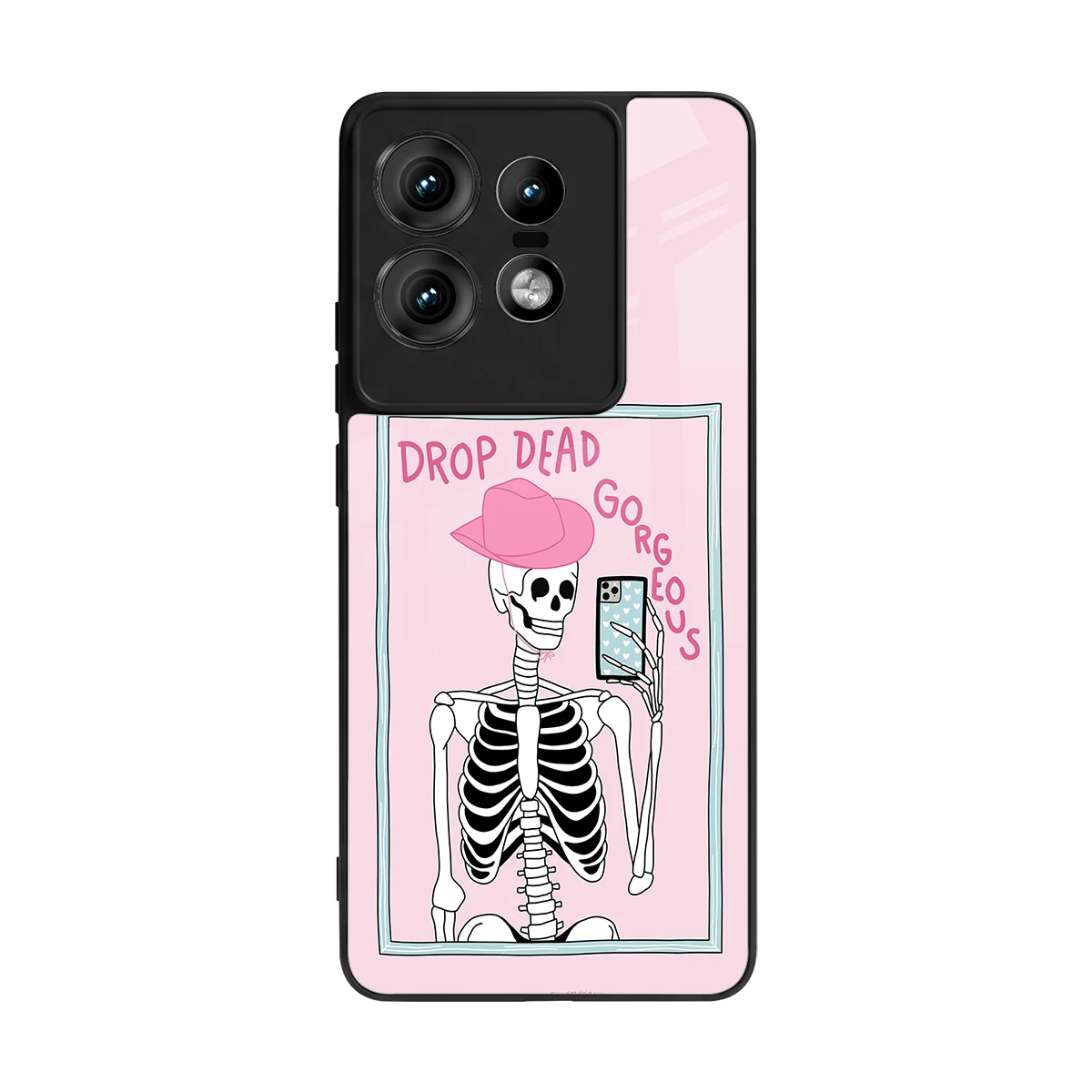 Drop Dead Gorgeous back phone cover | glass case for motorola edge 50 pro