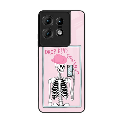 Drop Dead Gorgeous back phone cover | glass case for motorola edge 50 pro