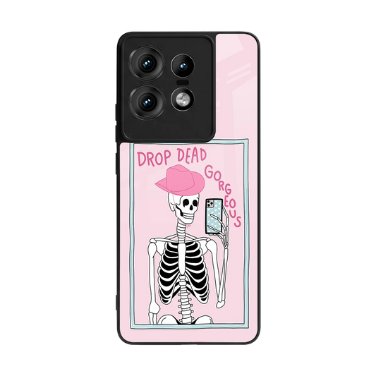 Drop Dead Gorgeous back phone cover | glass case for motorola edge 50 pro