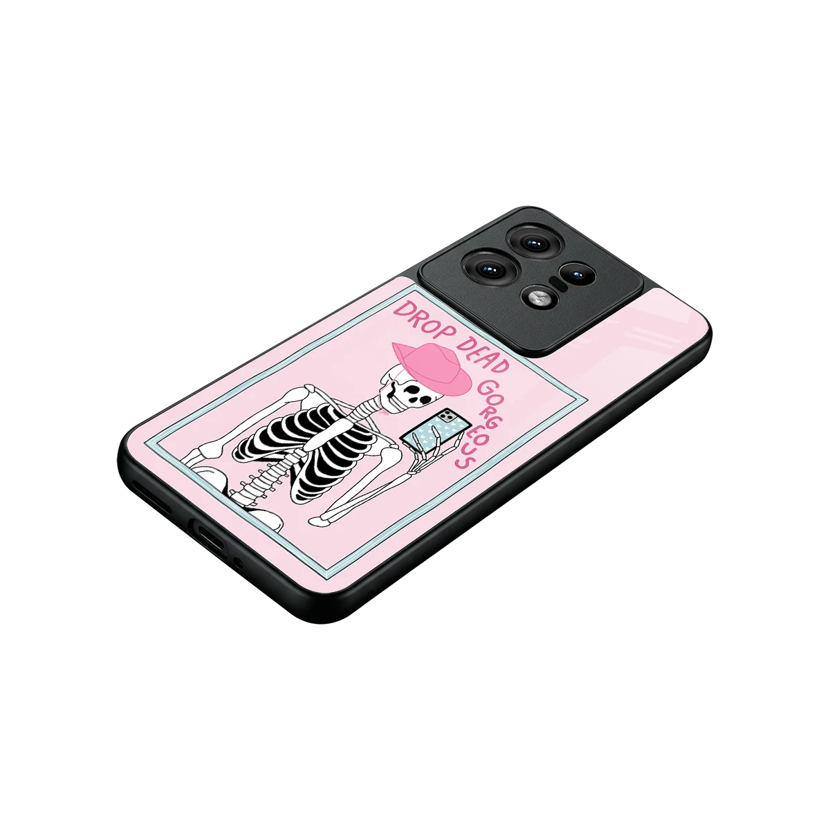 Drop Dead Gorgeous stylish phone case for motorola edge 50 pro | glossy glass and slim fit