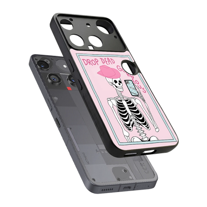Drop Dead Gorgeous sleek nothing phone 3 cover with tempered glass back and TPU edges