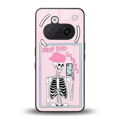 Drop Dead Gorgeous back phone cover | glass case for nothing phone 3a