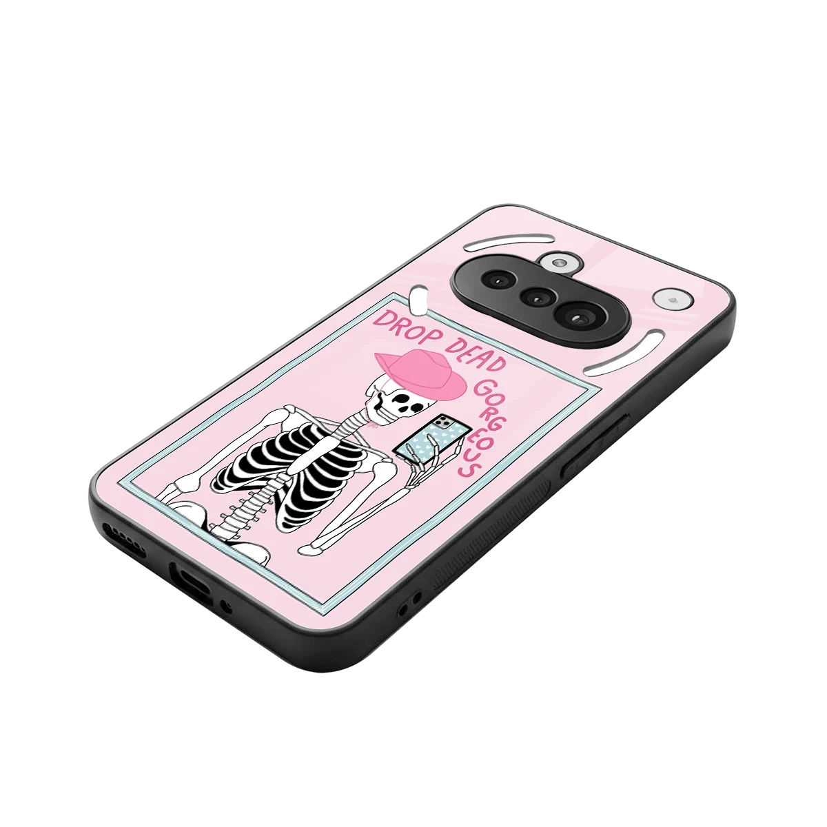 Drop Dead Gorgeous stylish phone case for nothing phone 3a | glossy glass and slim fit