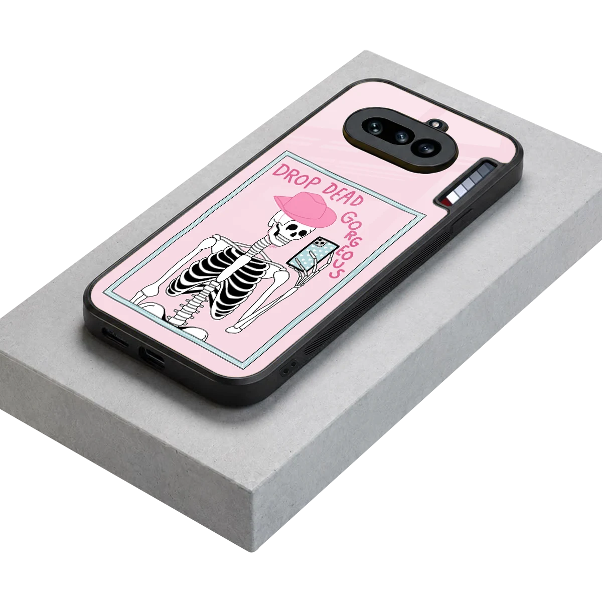 Drop Dead Gorgeous stylish phone case for nothing phone 4a | glossy glass and slim fit