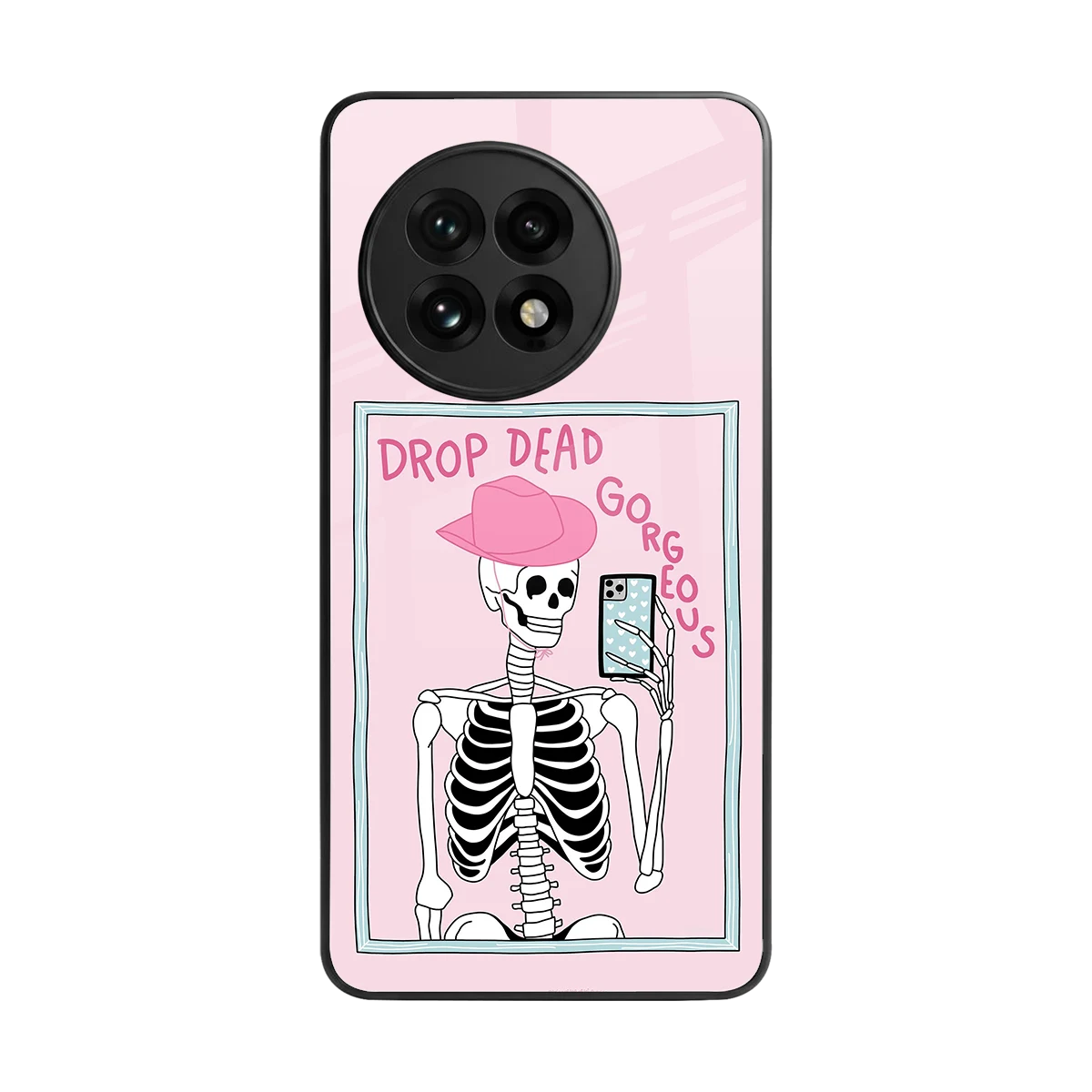 Drop Dead Gorgeous back phone cover | glass case for oneplus 13r