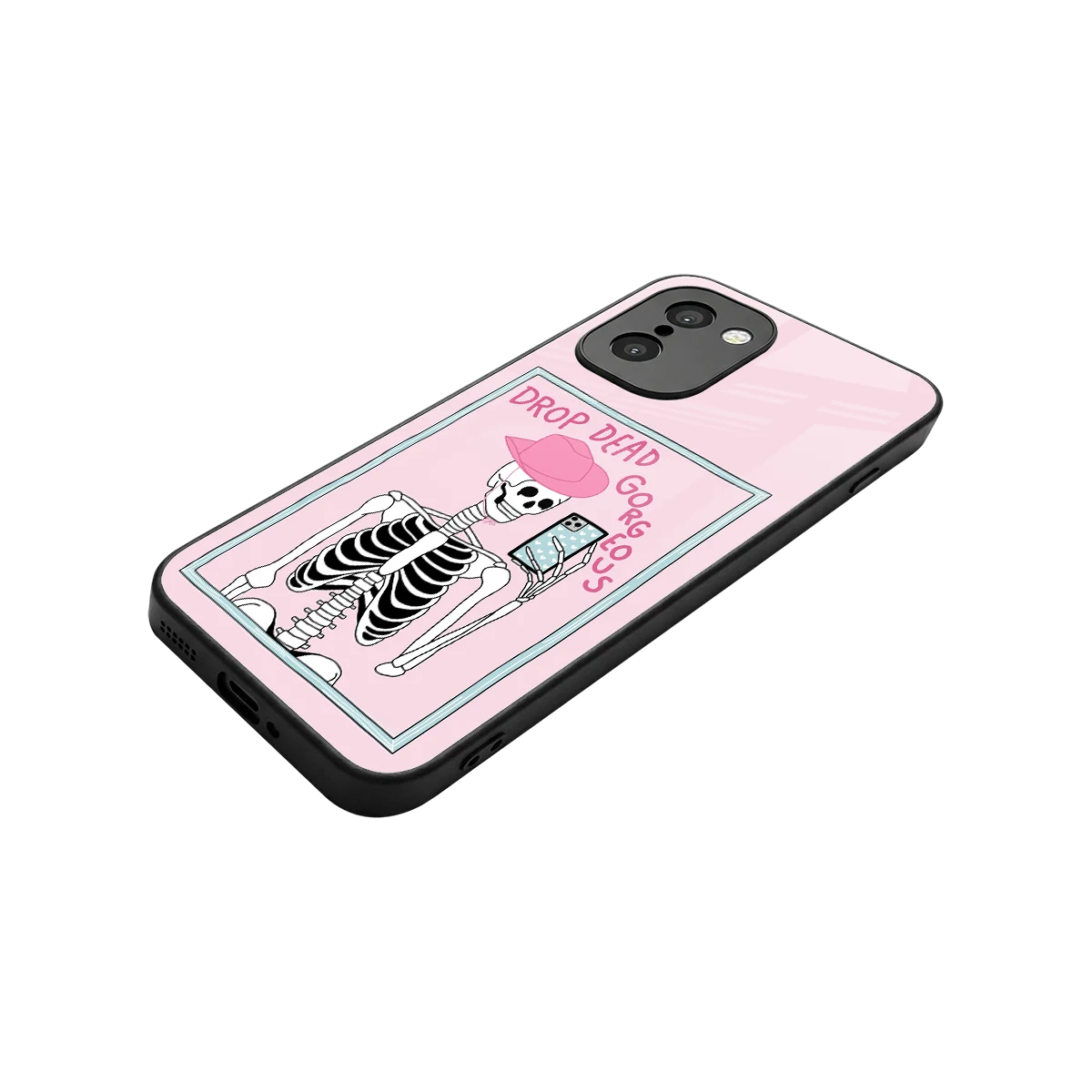 Drop Dead Gorgeous stylish phone case for oneplus 15r | glossy glass and slim fit