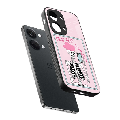 Drop Dead Gorgeous sleek oneplus nord 3 cover with tempered glass back and TPU edges