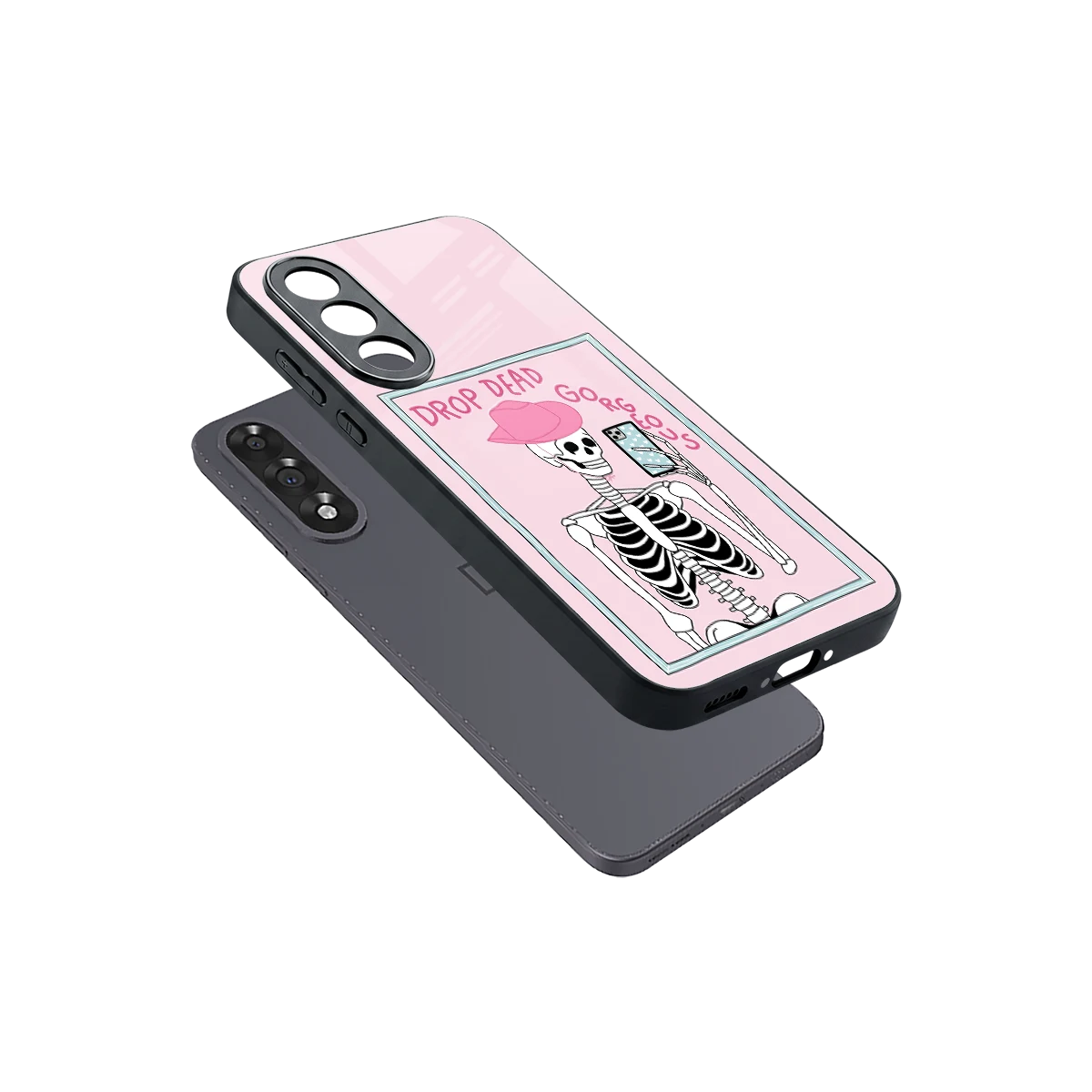 Drop Dead Gorgeous sleek oneplus nord 5 cover with tempered glass back and TPU edges