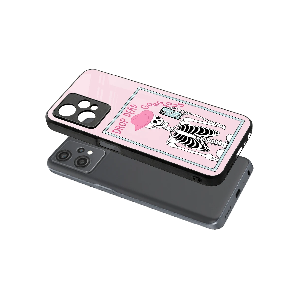 Drop Dead Gorgeous sleek oneplus nord ce 2 lite cover with tempered glass back and TPU edges