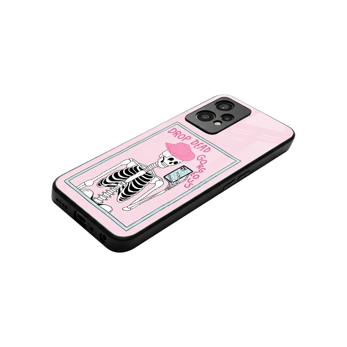 Drop Dead Gorgeous stylish phone case for oneplus nord ce 2 lite | glossy glass and slim fit