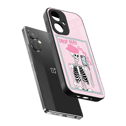 Drop Dead Gorgeous sleek oneplus nord ce 3 cover with tempered glass back and TPU edges