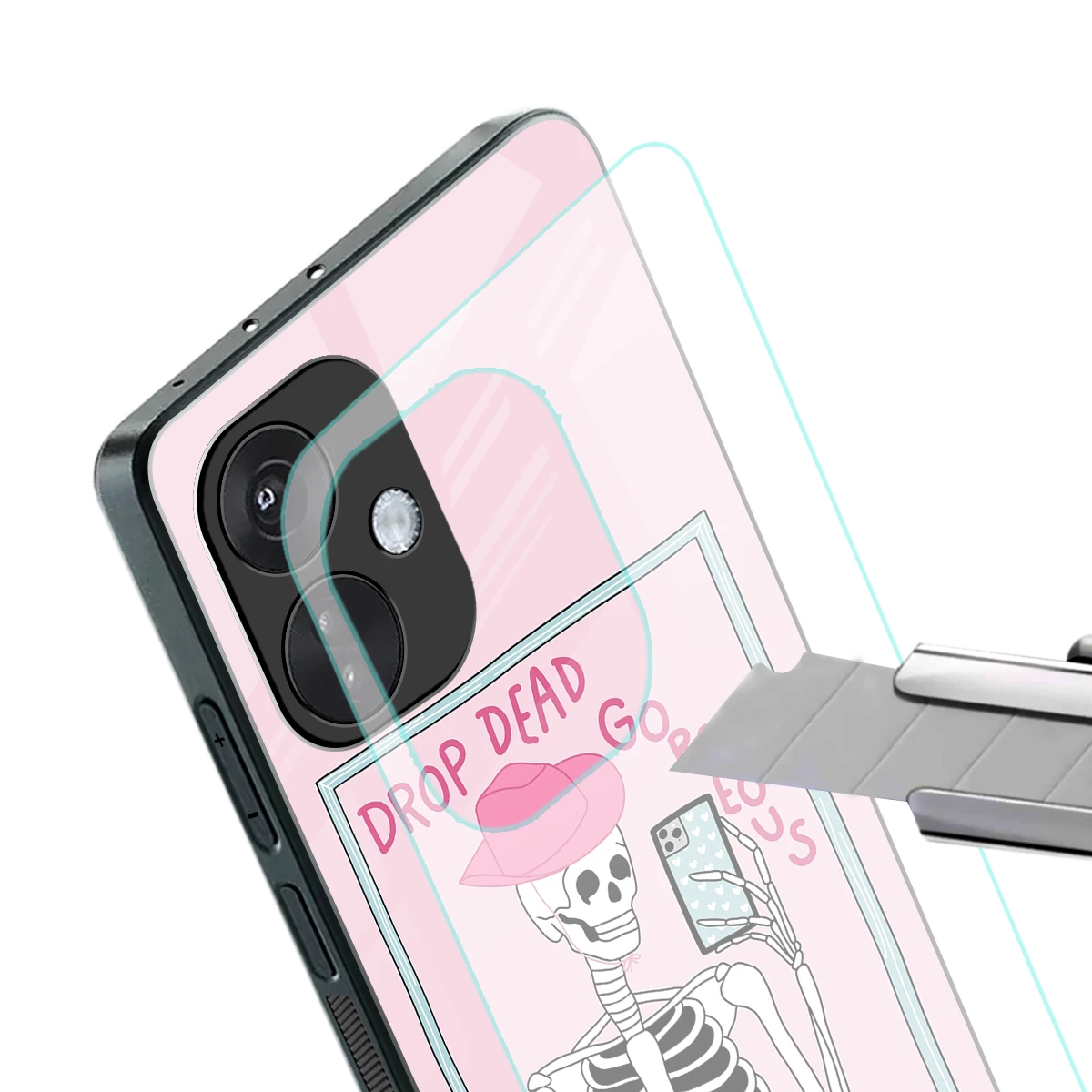 Drop Dead Gorgeous stylish phone case for oneplus nord ce 3 | glossy glass and slim fit