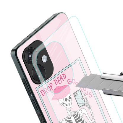 Drop Dead Gorgeous stylish phone case for oneplus nord ce 3 | glossy glass and slim fit
