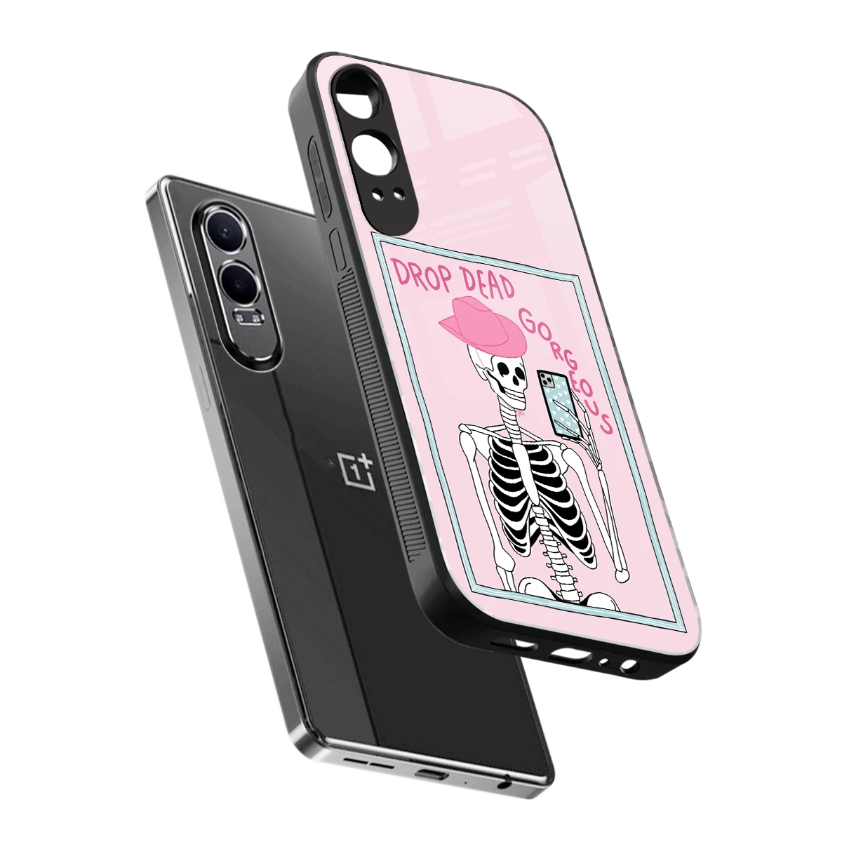 Drop Dead Gorgeous sleek oneplus nord ce 4 lite cover with tempered glass back and TPU edges