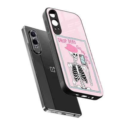 Drop Dead Gorgeous sleek oneplus nord ce 4 lite cover with tempered glass back and TPU edges