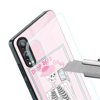 Drop Dead Gorgeous stylish phone case for oneplus nord ce 4 lite | glossy glass and slim fit