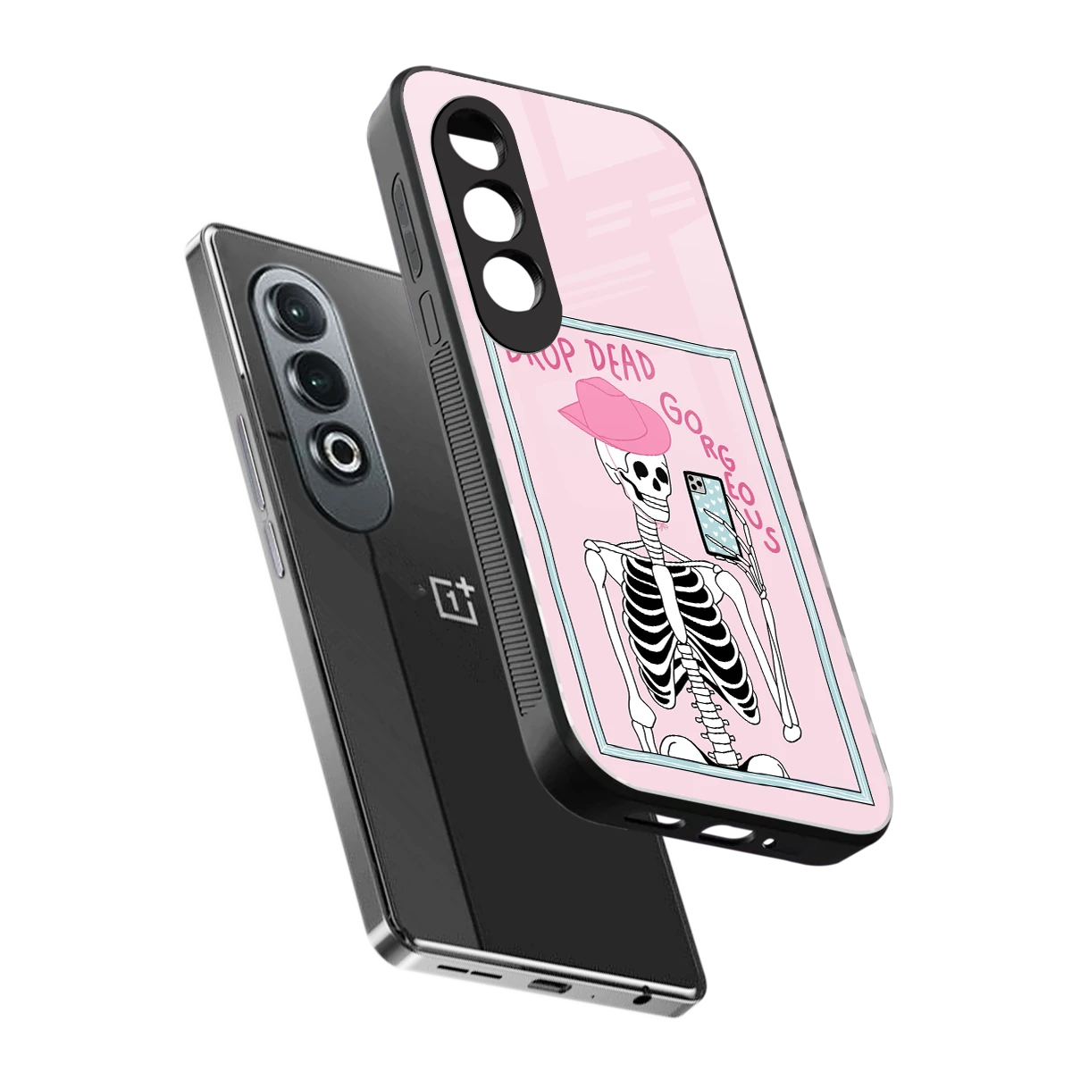 Drop Dead Gorgeous sleek oneplus nord ce 4 cover with tempered glass back and TPU edges