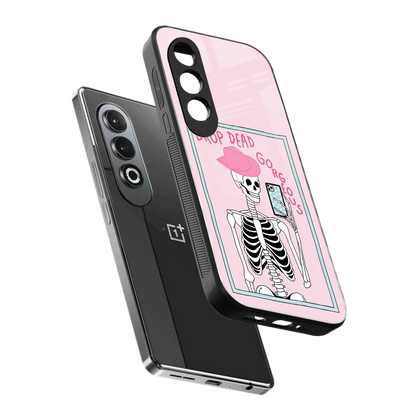 Drop Dead Gorgeous sleek oneplus nord ce 4 cover with tempered glass back and TPU edges
